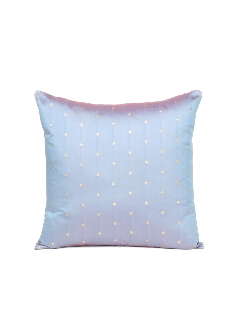 

OUSSUM Grey & Gold-Toned Square Cushion Covers