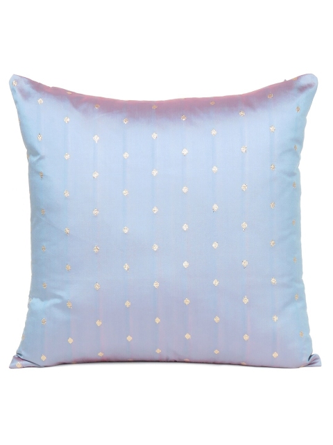 

OUSSUM Grey & Gold-Toned Geometric Square Cushion Covers