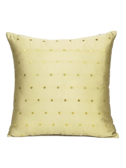 

OUSSUM Gold-Toned Geometric Square Cushion Covers