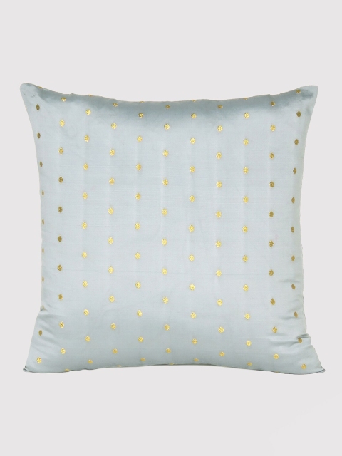 

OUSSUM Silver-Toned & Gold-Toned Printed Square Cushion Covers