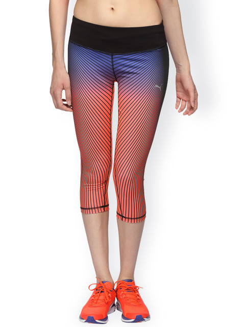 

Puma Orange Graphic 3/4 Tights