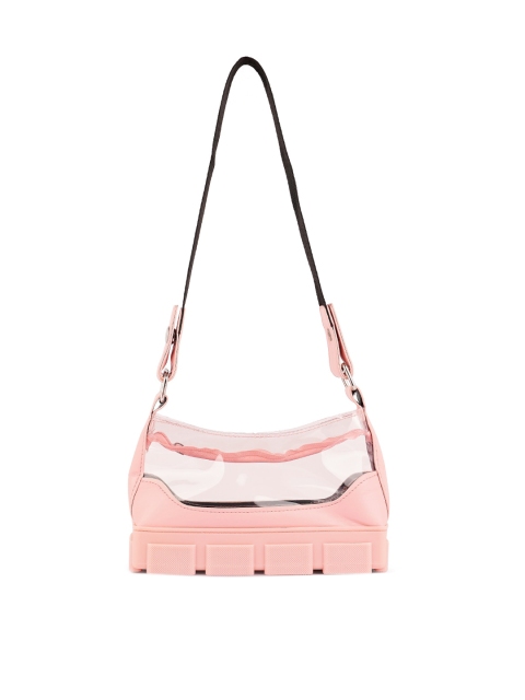 

London Rag Pink PU Structured Sling Bag