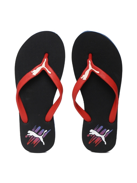

PUMA Unisex Red & Black Lucie V Wn's GU IDP Flip-Flops