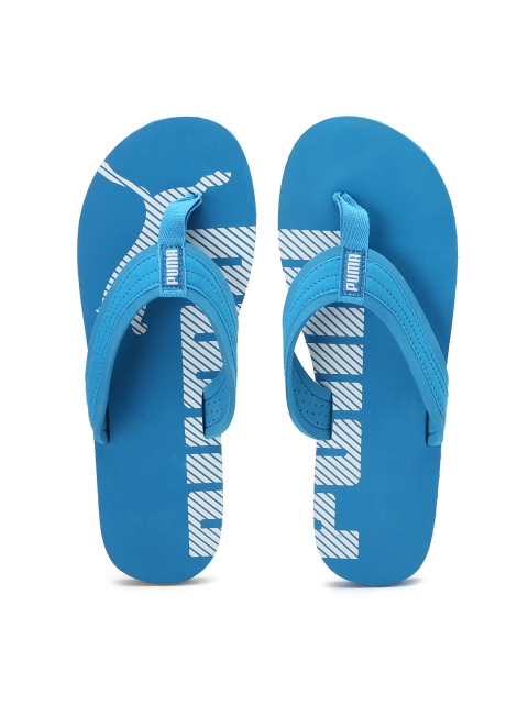 

PUMA Unisex Blue & White Epic Flip v2 IDP Printed Flip-Flops