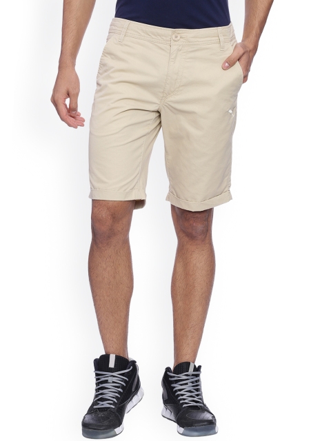 

Puma Men Khaki Solid Regular Fit Chino Shorts
