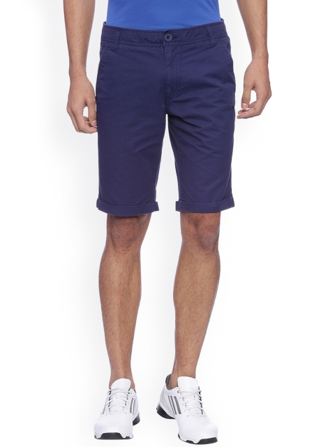 

Puma Men Blue Solid Regular Fit Chino Shorts