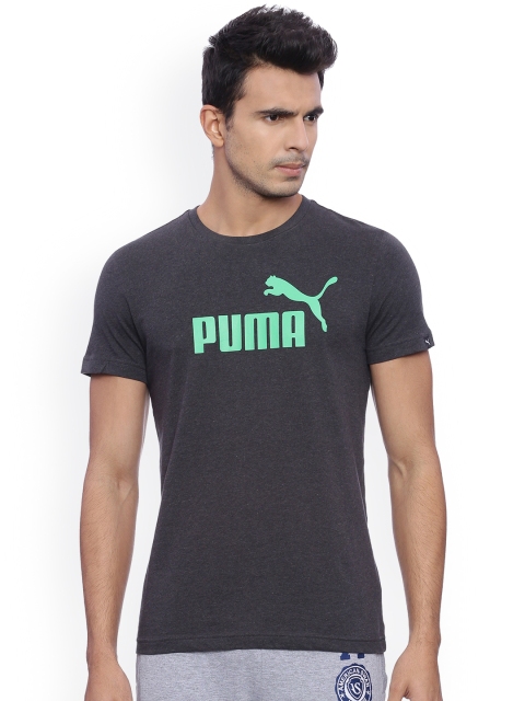 

Puma Men Grey Printed Round Neck T-shirt 59416237