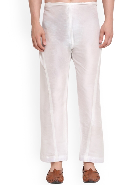 

Benstoke Men White Solid Pyjamas
