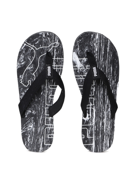 

PUMA Men Black Printed Flip-Flops
