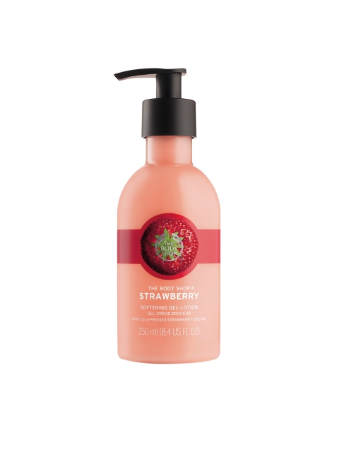 

THE BODY SHOP Unisex Strawberry Puree Sustainable Body Lotion, Pink