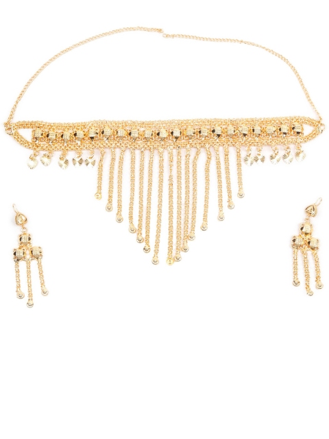 

ODETTE Gold-Plated & Toned Jewellery Set