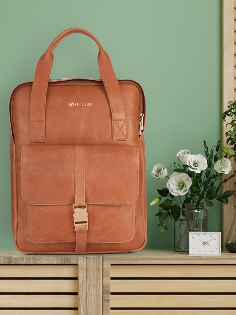 

PELLE LUXUR Women Brown Backpack