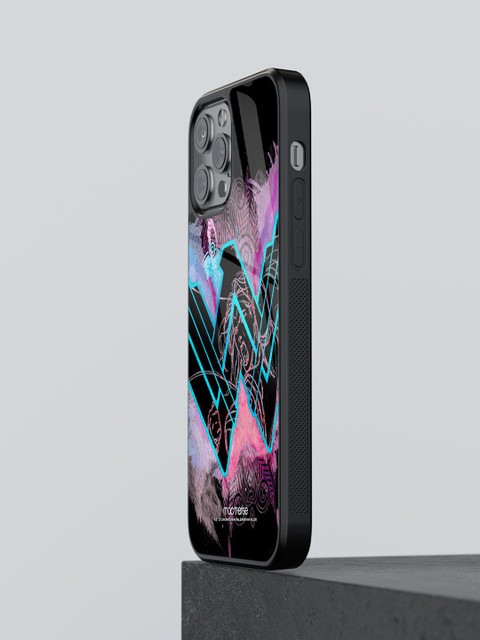 

macmerise Black Wonder Woman Splash Printed iPhone 12 Pro Back Case