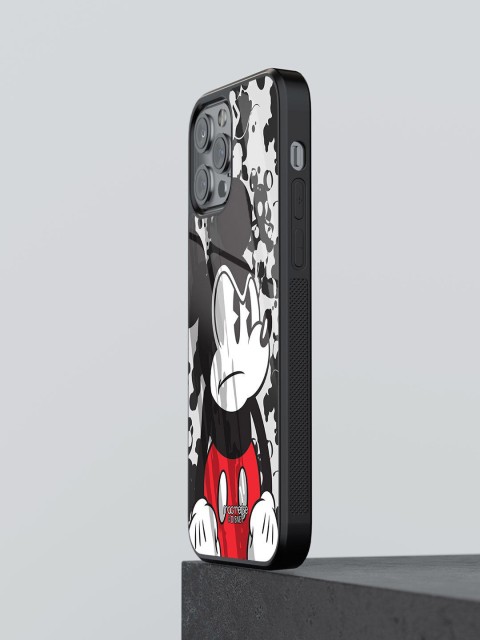

macmerise Grey & White Grumpy Mickey iPhone 12 Pro Max Back Case