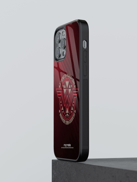 

macmerise Red Printed Wonder Woman Splatter iPhone 13 Pro Max Back Case