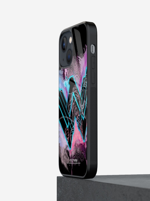 

macmerise Black & Pink Printed iphone 13 Mini Back Case