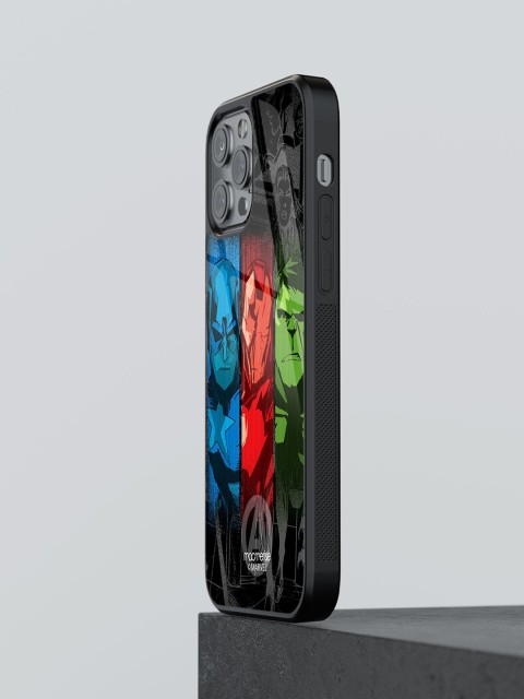 

macmerise Red & Green Avengers Sketch iPhone 12 Pro Back Case