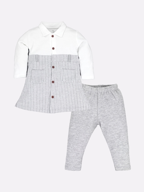 

BABY GO Girls Grey Clothing Set