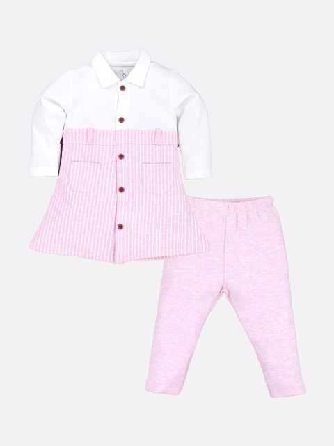 

BABY GO Girls Pink Clothing Set