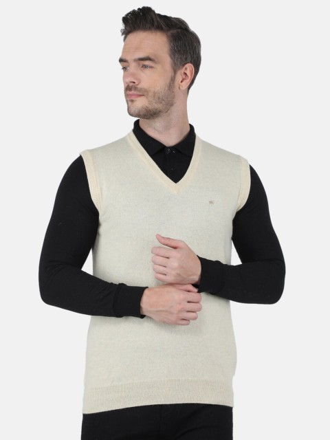 

Monte Carlo Men Off White Sweater Vest