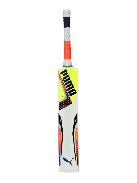

Puma Men White & Yellow evoSPEED 4 KW 16 Cricket Bat