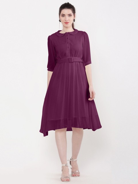 

WinEra Purple Georgette Dress