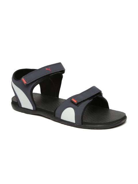 

Puma Men Grey & Blue Relay IDP Sports Sandals