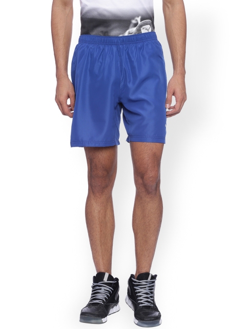 

Puma Men Blue Solid Regular Fit Sports Shorts