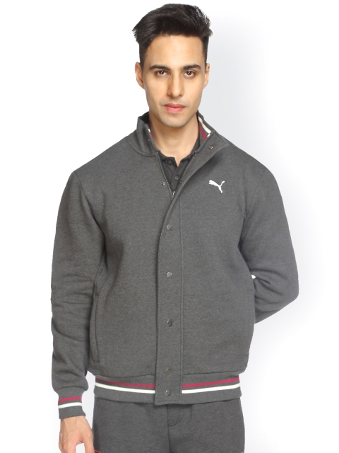 

Puma Men Grey Solid Jacket