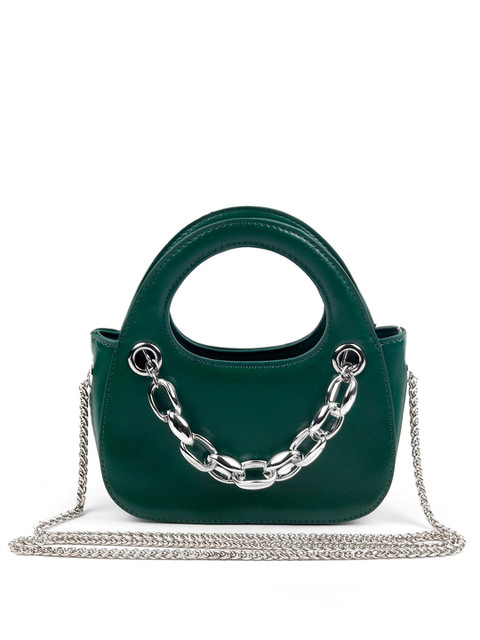 

ODETTE Green PU Structured Handheld Bag