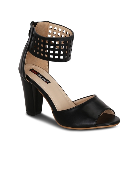 

Get Glamr Women Black Solid Sandals