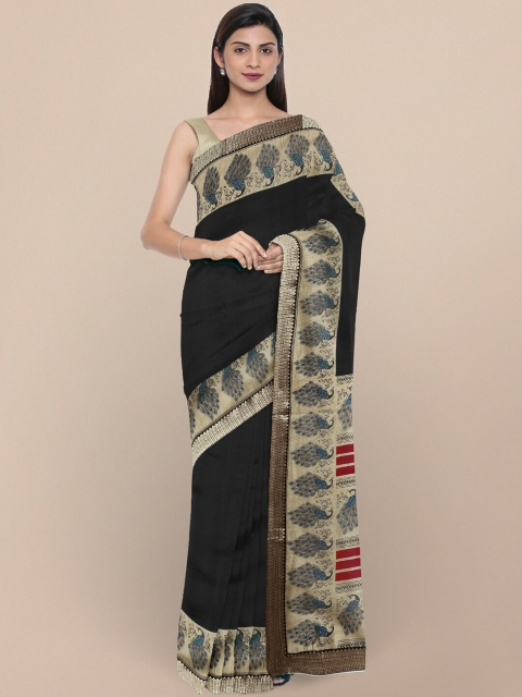 

Chhabra 555 Women Black Sarees