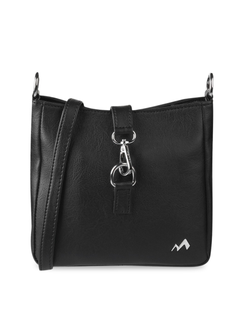 

Metro Black Structured Sling Bag