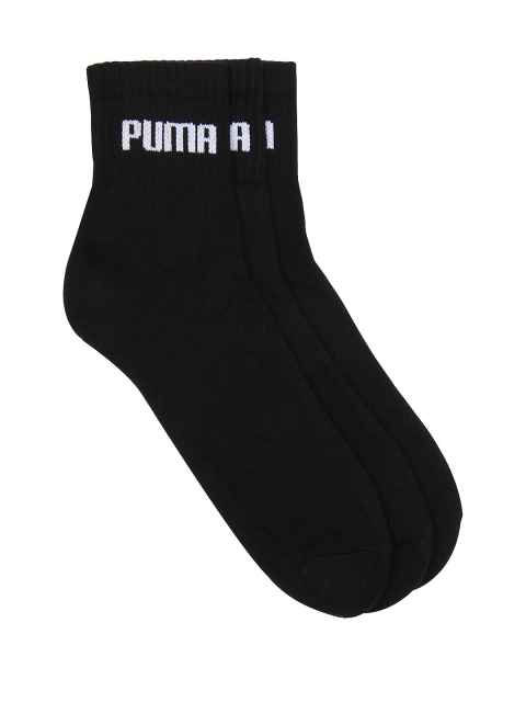 

Puma Men Black Sport Quarters Pack of 3 Above Ankle-Length Socks