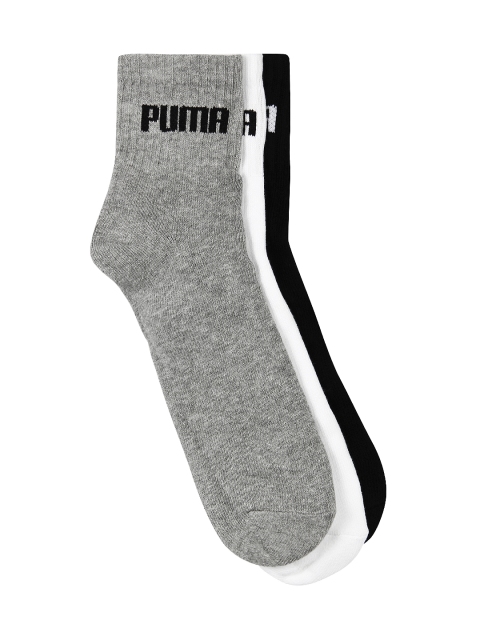

Puma Men Set of 3 Socks, Black