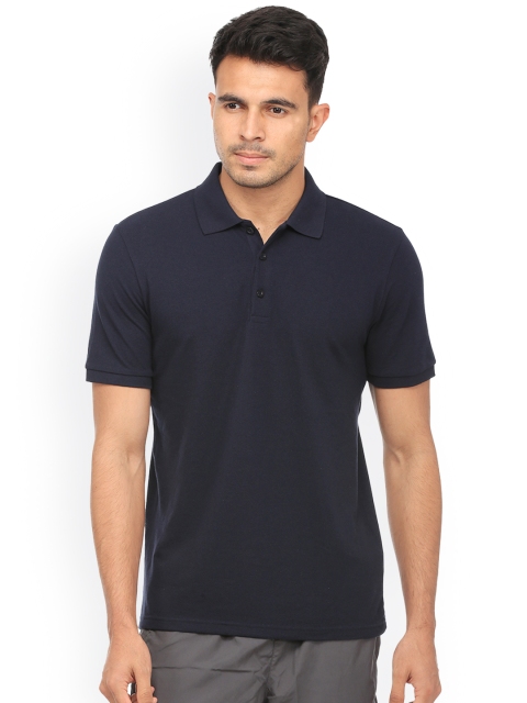 

Puma Men Navy Blue Esn Polo Polo Collar T-shirt