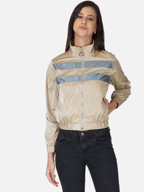 

Tinted Women Beige striped Jacket