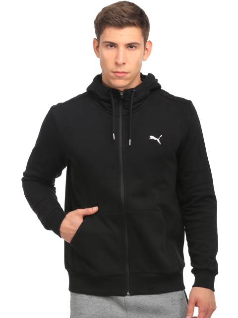 

Puma Men Black ESS FZ Hooded Sporty Jacket