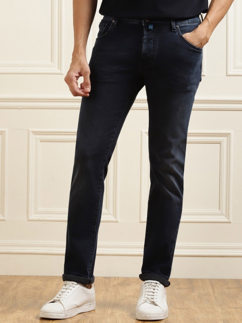 

Jacob Cohen Men Blue Applique Jeans