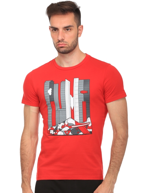 

Puma Men Red ALE GIORGINI Printed Round Neck T-shirt
