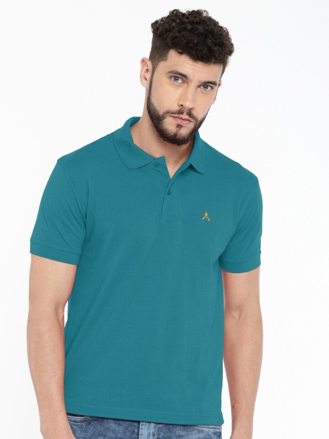 

ACTIMAXX Men Blue Polo Collar T-shirt