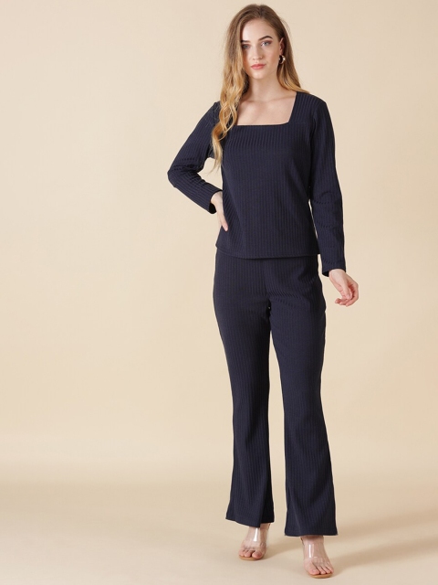 

Gipsy Navy Blue Striped Top