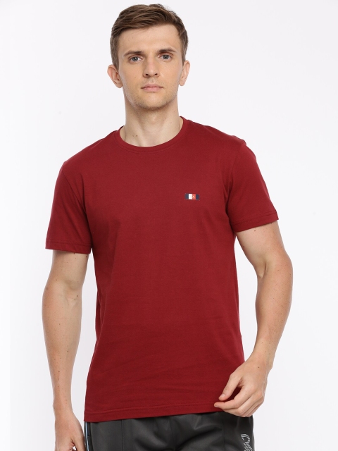 

ACTIMAXX Men Maroon Cotton T-shirt