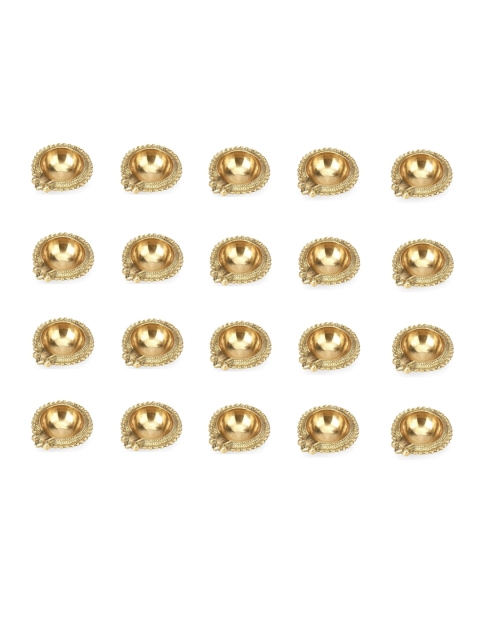 

Fashion Bizz Set Of 20 Gold-Toned Diya