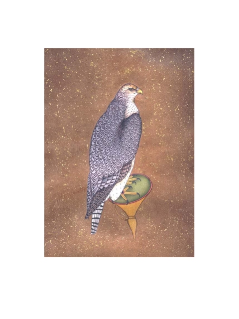 

Exotic India Blue The Majestic Eagle Wall Art
