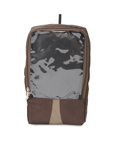 

Bags.R.us Unisex Brown Shoe Travel Bag