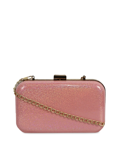 

LELYS Pink Embellished Box Clutch