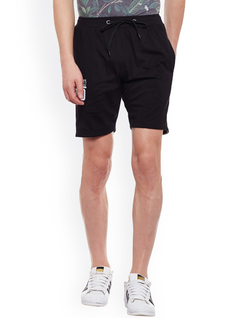 

Duke Men Black Solid Regular Fit Shorts