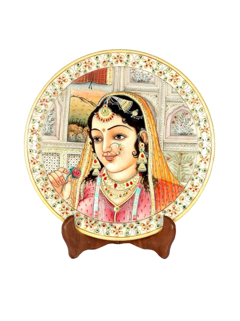 

Exotic India Pink The Fair Shahzadi Painted Wall Art