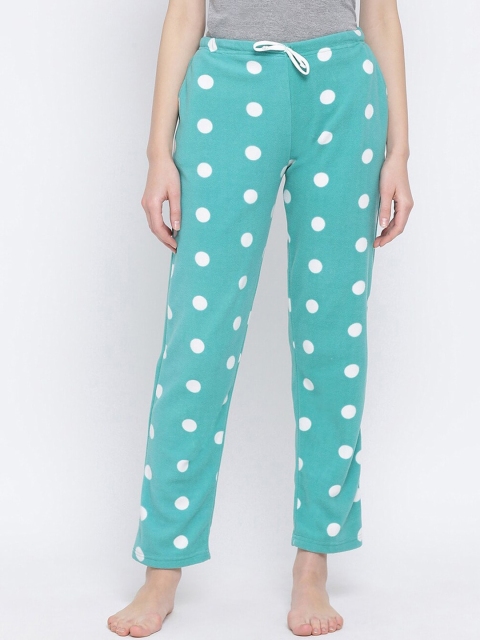 

Kanvin Women Green Printed Lounge Pants PJ1335